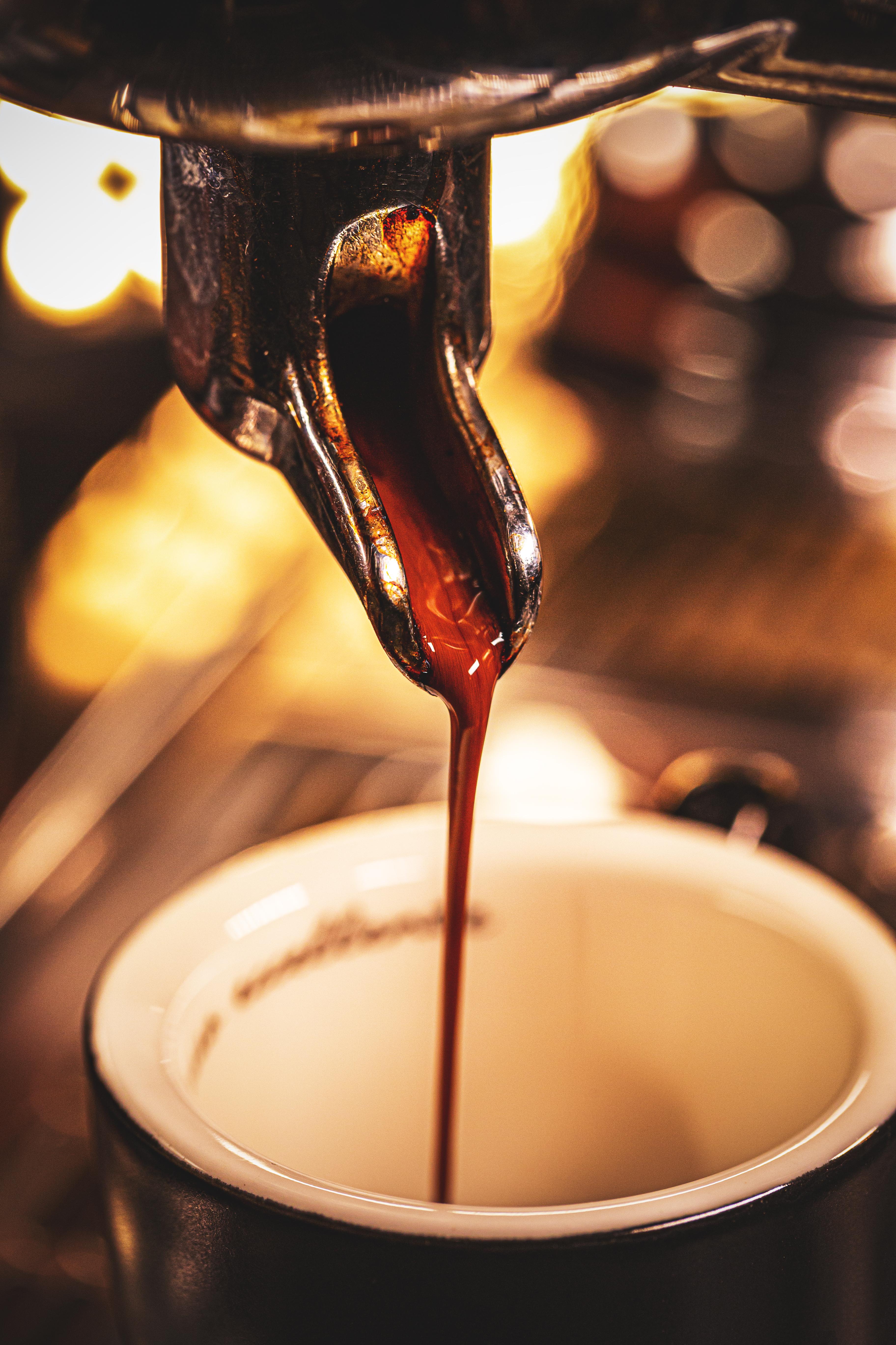 Close up of Coffee Machine